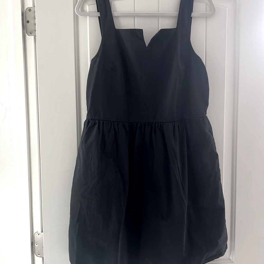 Classic black dress.